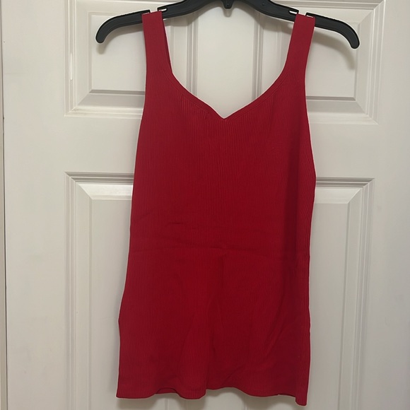 NWOT Banana Republic Red Light Sweater Tank- Size L - Picture 4 of 16